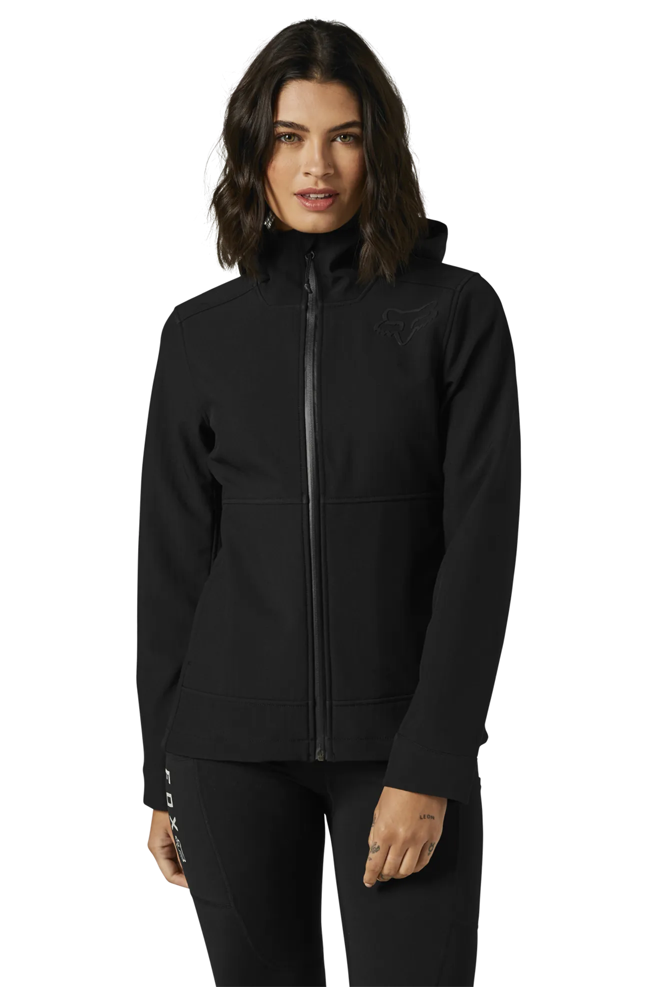 Chaqueta Softshell para Mujer FOX Pit Negra