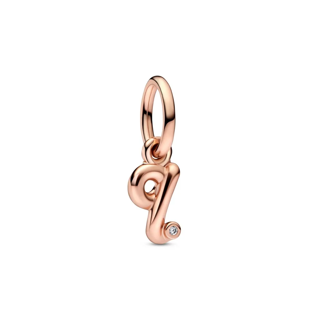 Charm Colgante Letra Minúscula q del Alfabeto 782476C01