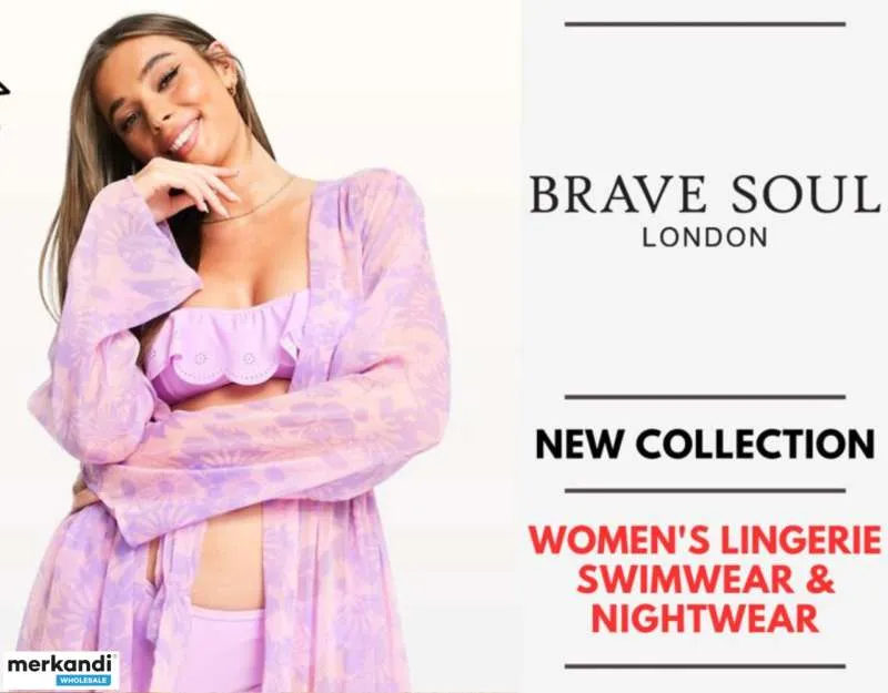 COLECCIÓN DE LENCERÍA, TRAJES DE BAÑO Y ROPA DE DORMIR PARA MUJER BRAVE SOUL  DESDE 2,54 EUR / PC