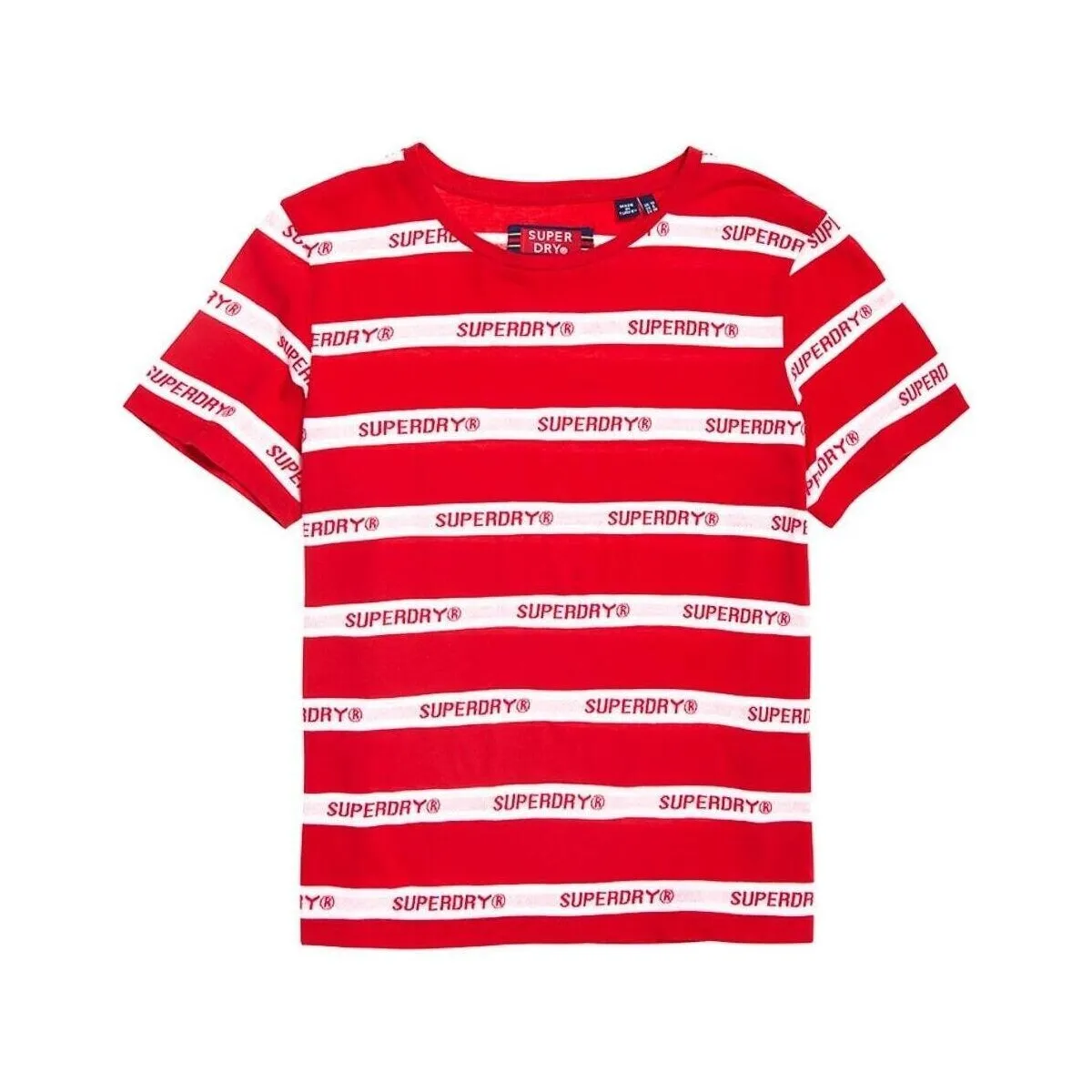 COTE STRIPE TEXT TEE