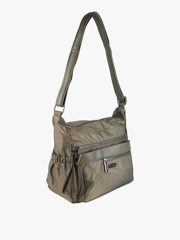 Coveri Collection Bolso mujer multibolsillos de nailon