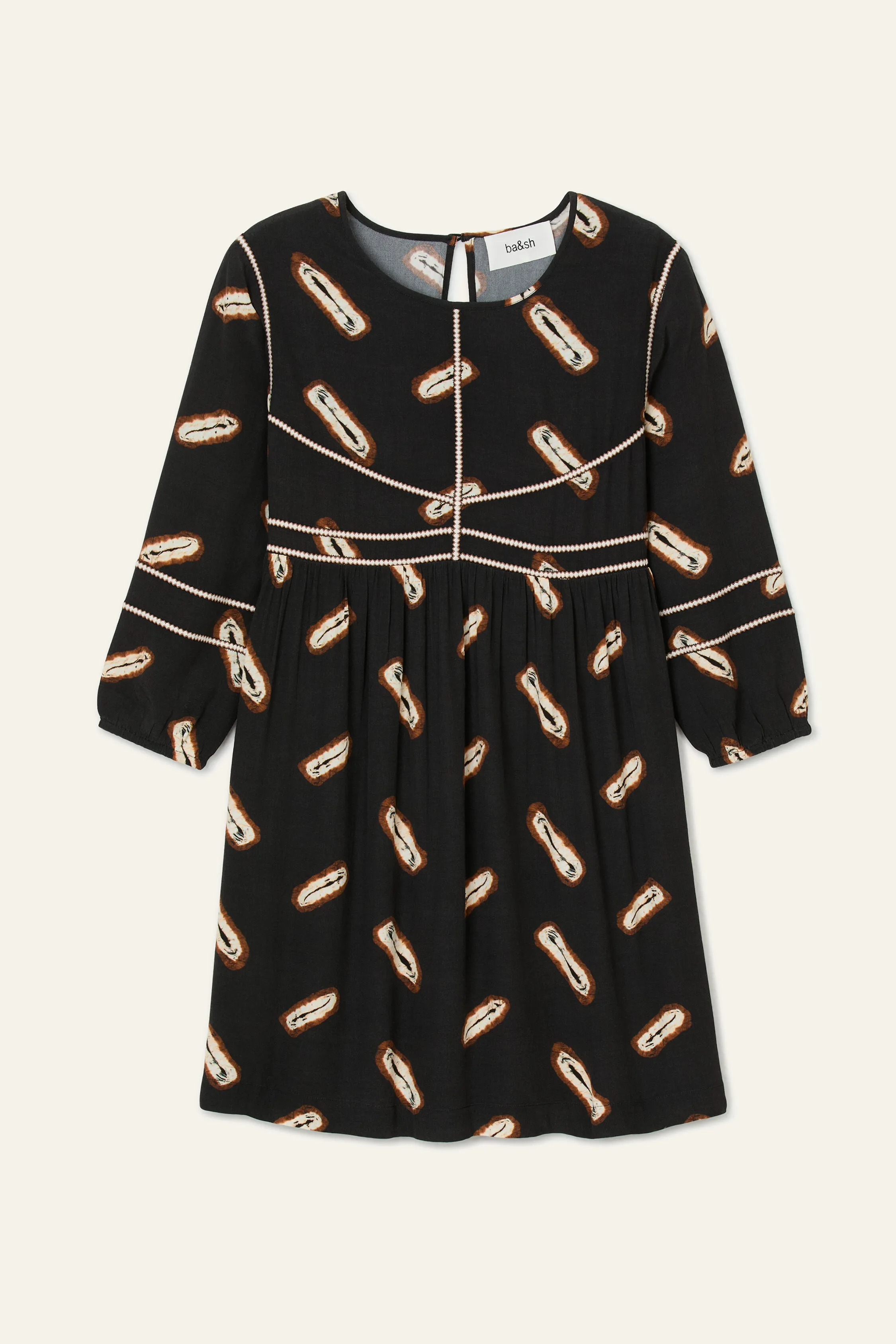 CRUJIENTE mini vestido bohemio