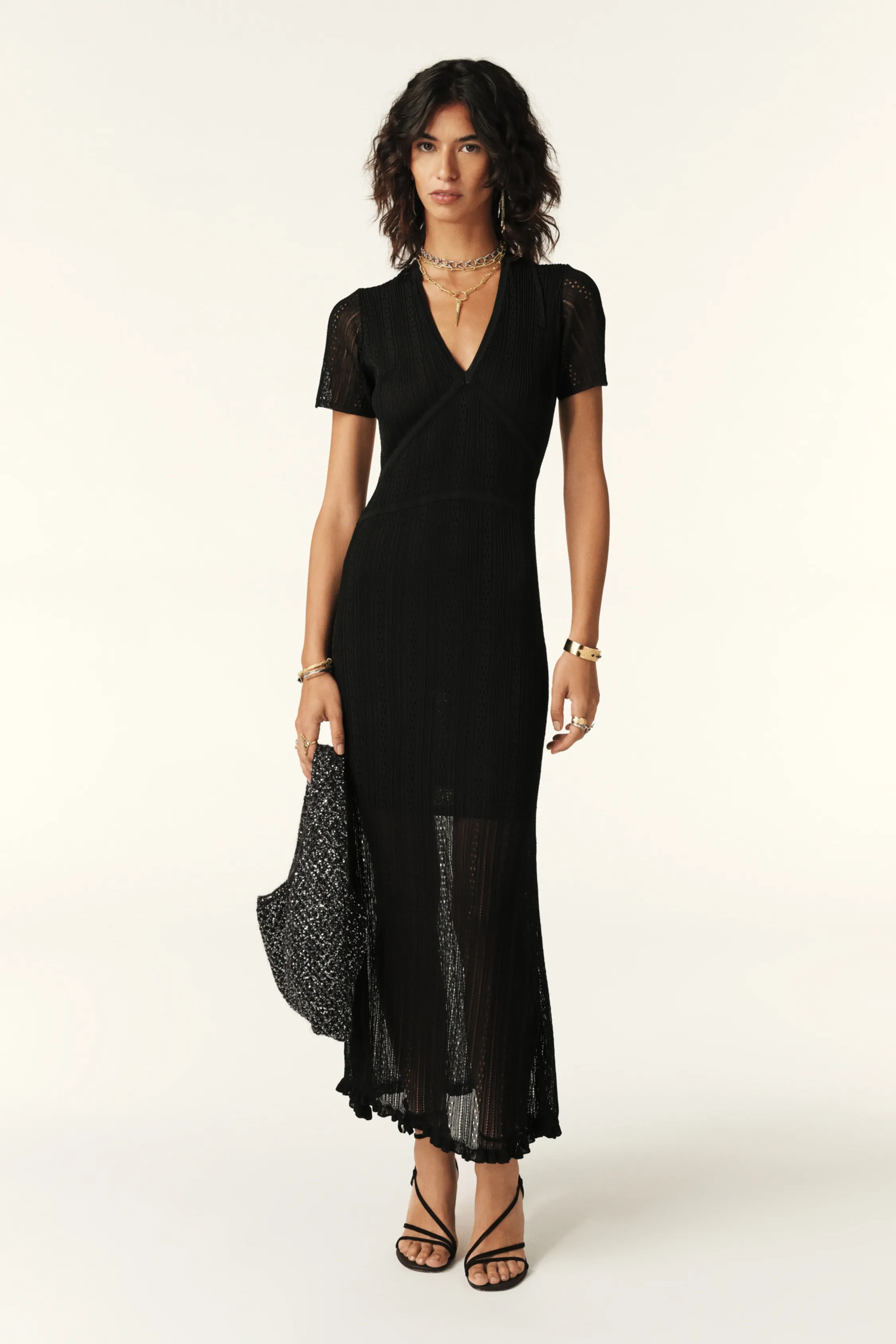 CRYSTIANAA vestido largo midi
