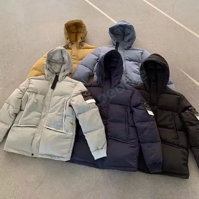 Diseñador para hombre de invierno chaquetas de plumón abrigo con cremallera rompevientos sudaderas con capucha hombres mujeres p