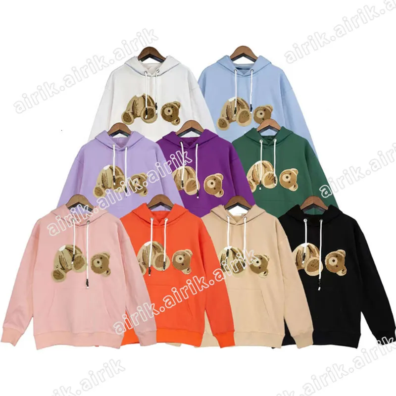 Diseñador Sudaderas con capucha para hombres y mujeres Marca de lujo Sudadera con capucha Suéter Oso pardo Sudadera Calle Chaque