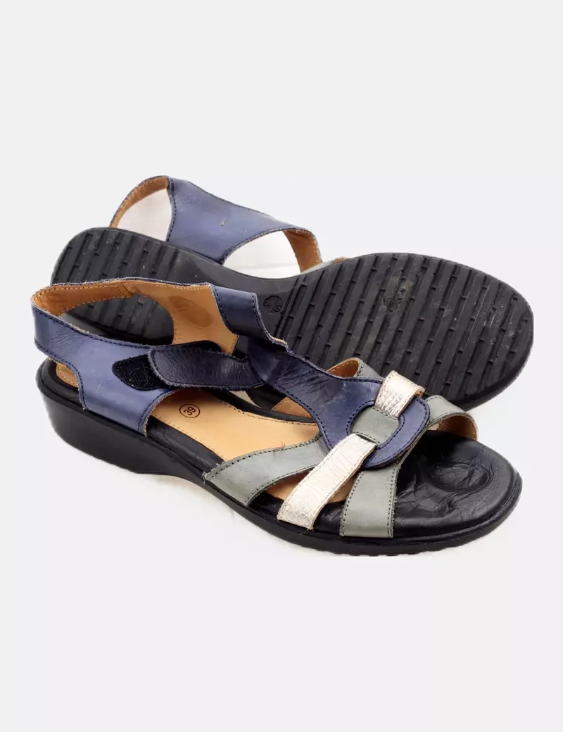 Doctor cutillas Sandalia azul marina casual