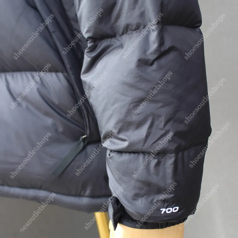 Down Jacket 1996 Diseñador de chaqueta Nuevos hombres y mujeres engrosados ​​500 pato blanco con capucha hojaldre caliente abrig