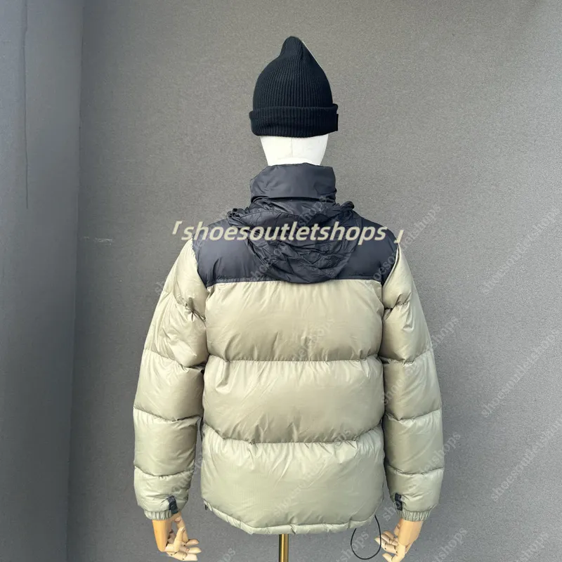 Down Jacket 1996 Diseñador de chaqueta Nuevos hombres y mujeres engrosados ​​500 pato blanco con capucha hojaldre caliente abrig