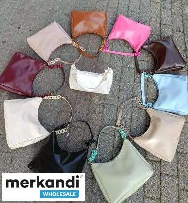 Elegantes bolsos de mujer, al por mayor, variedad colorida