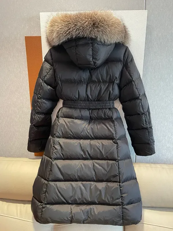 FW24 Diseñador Agrupo para mujer Ventilla de invierno Down Fashion Follet Chaqueta larga Down Chaqueta de invierno para mujeres 