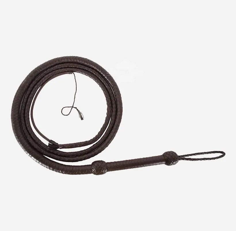 INDIANA JONES Leather Bull Whip Hunter with Free Holster
