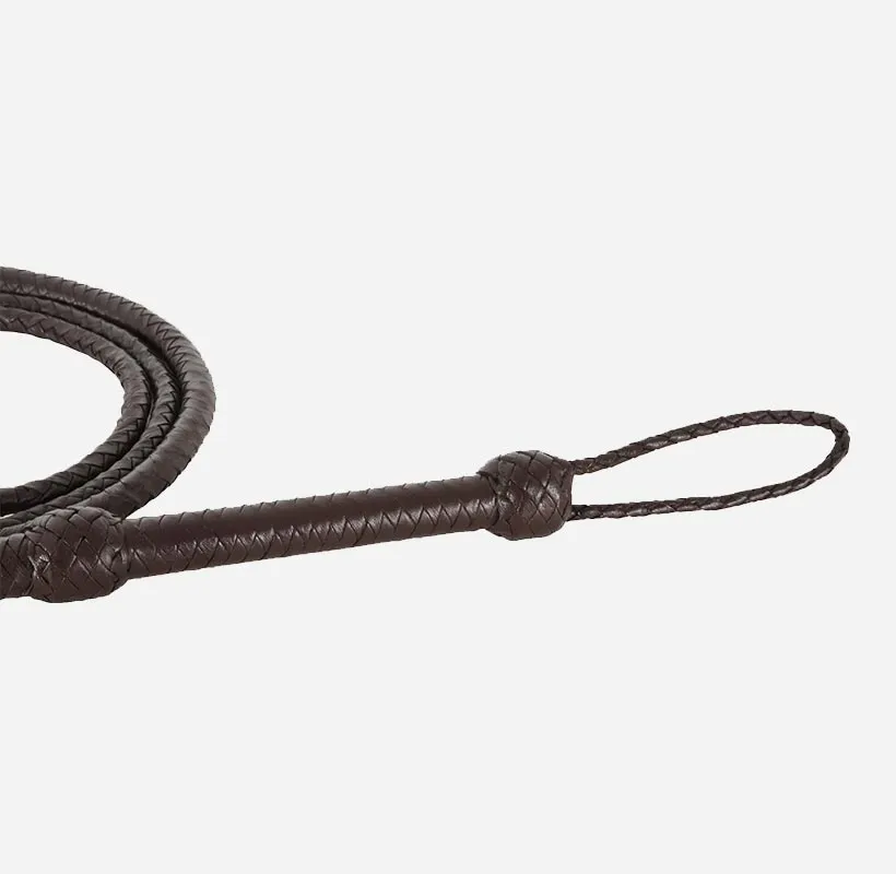INDIANA JONES Leather Bull Whip Hunter with Free Holster