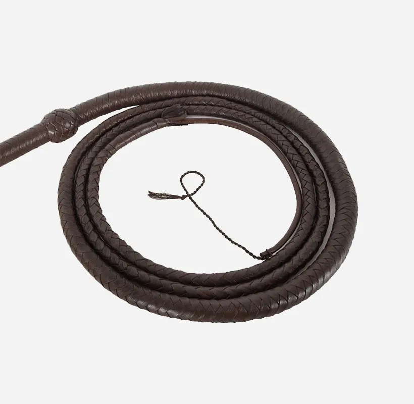 INDIANA JONES Leather Bull Whip Hunter with Free Holster