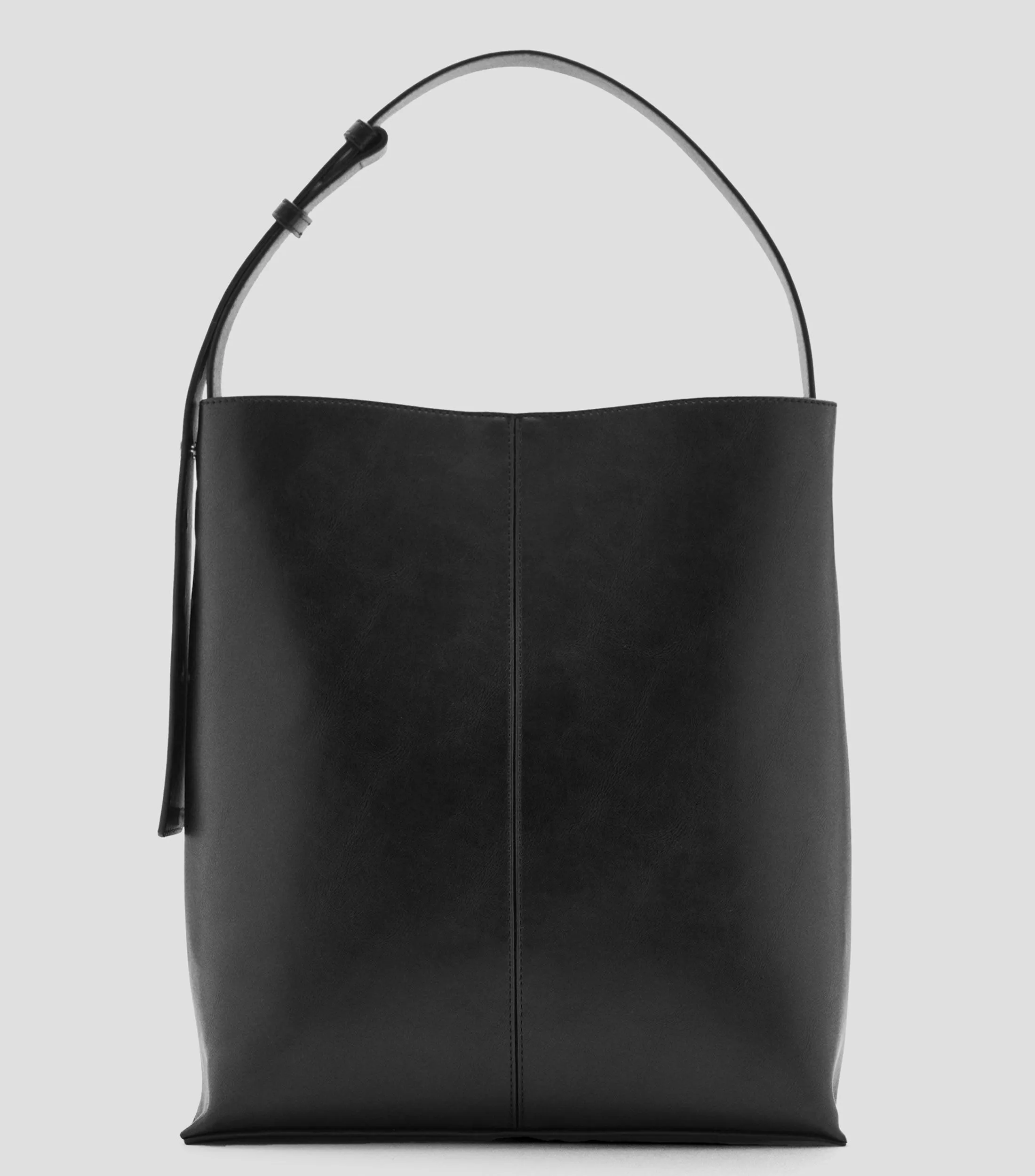 Mango Bolso Tote con Asa Corta Mujer