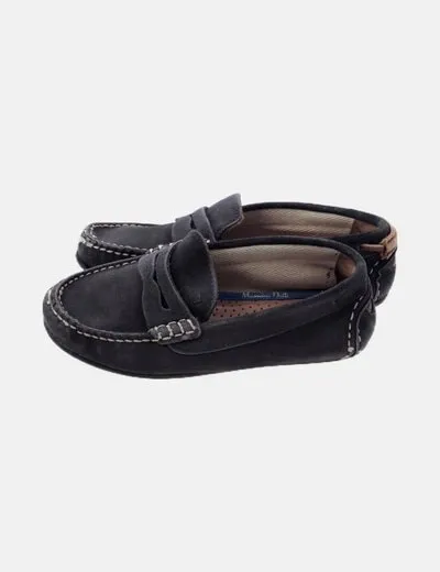 Massimo Dutti Zapato azul básico