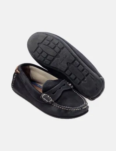 Massimo Dutti Zapato azul básico