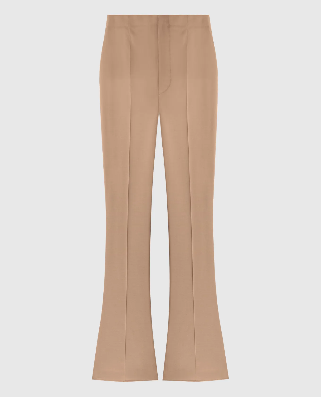 Max Mara Sportmax Brown NIGERIA flared pants made of wool