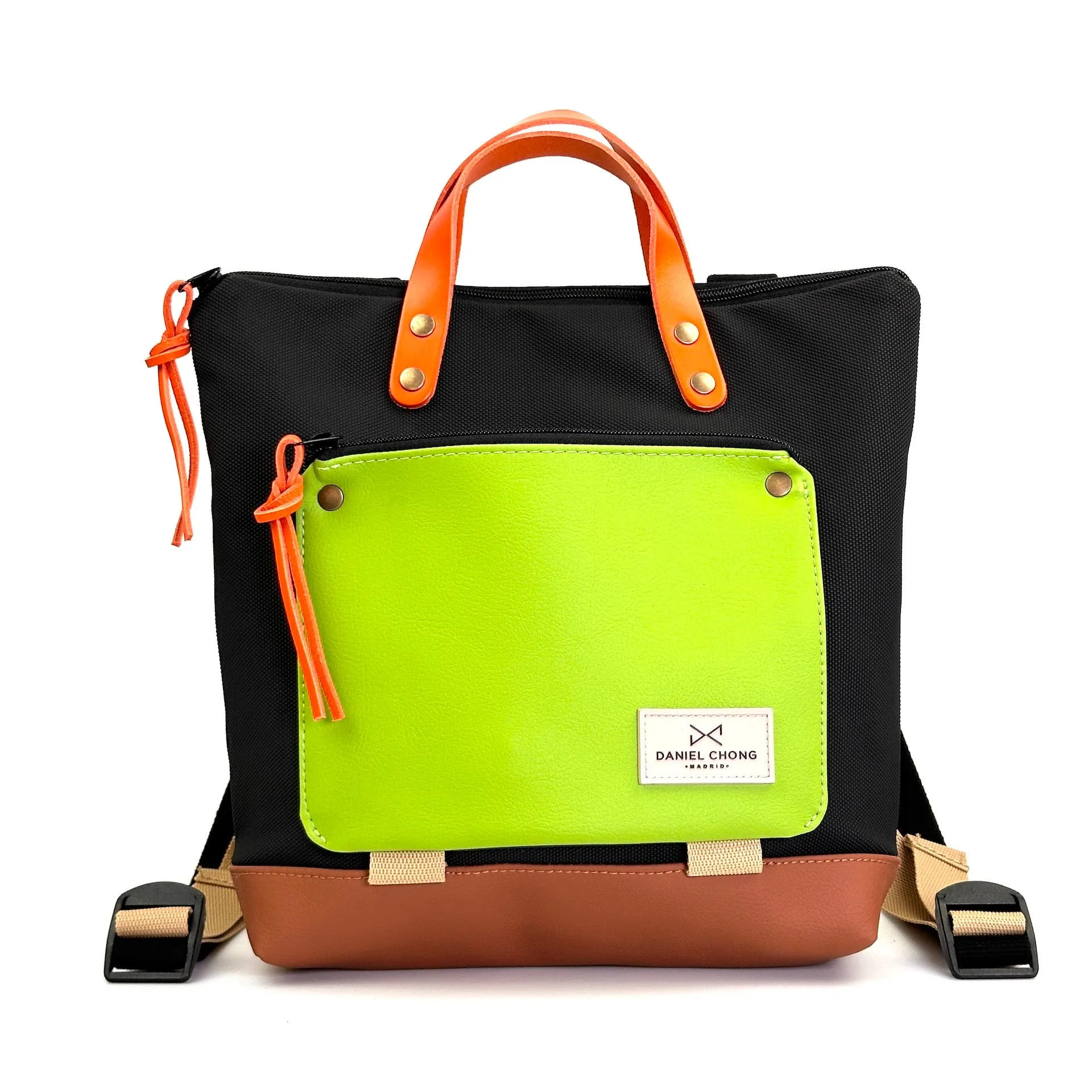 Mochila Book Holder Mini Cuadrada Impermeable DZ