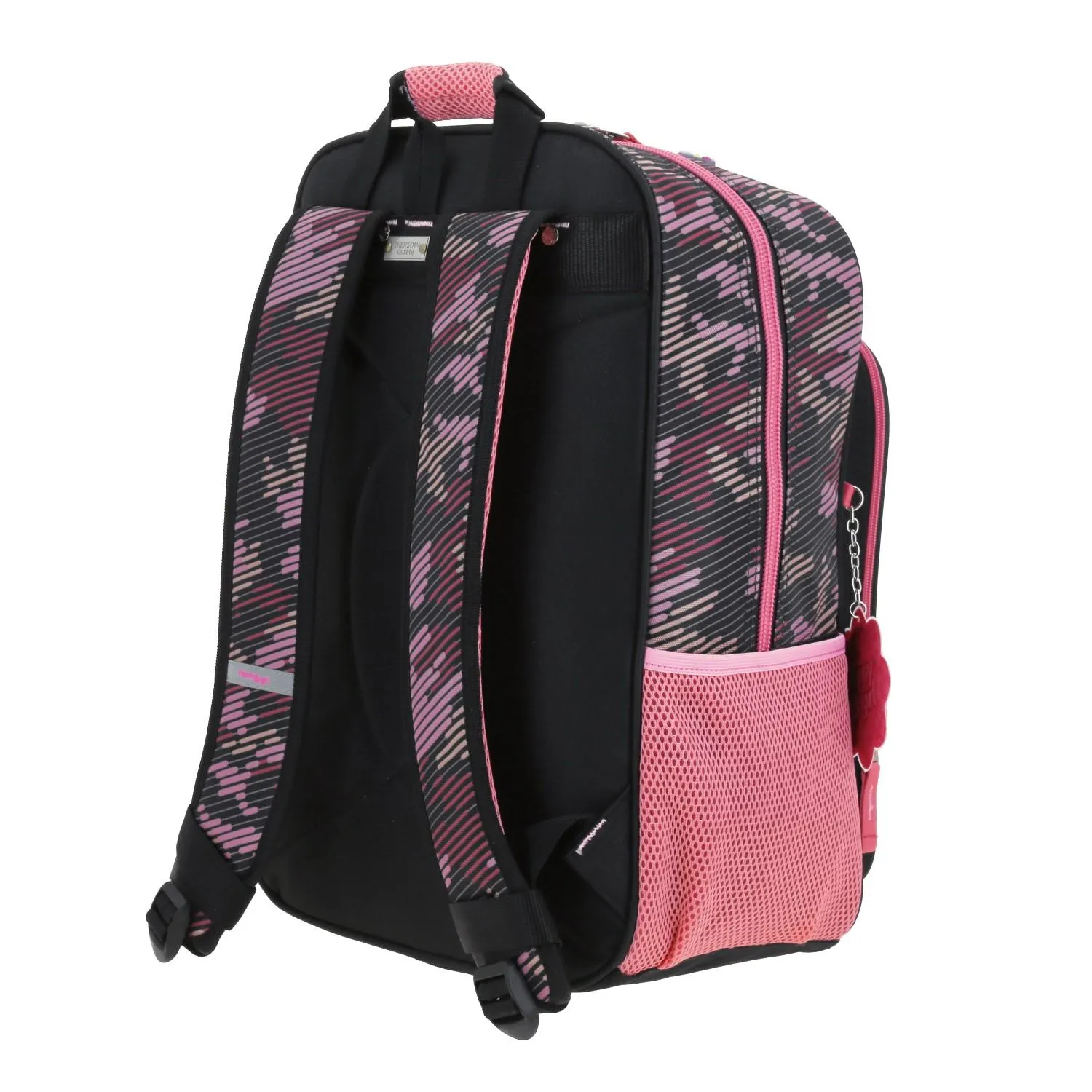 Mochila Con Porta Tablet Negra Para Nia Happy Girl By Chenson Besy