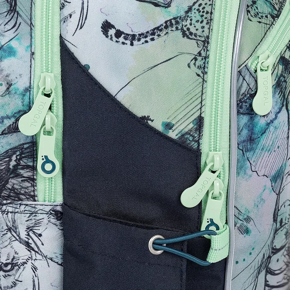 MOCHILA TOPGAL COCO 23016  B/KHAKI  UNISEX JUNIOR