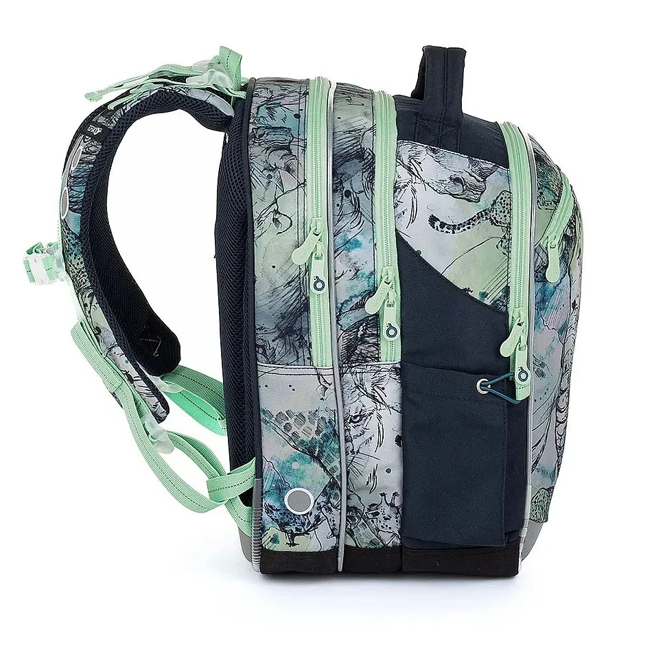 MOCHILA TOPGAL COCO 23016  B/KHAKI  UNISEX JUNIOR
