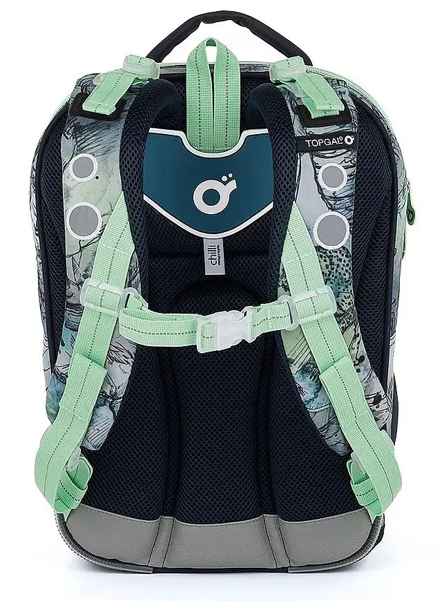 MOCHILA TOPGAL COCO 23016  B/KHAKI  UNISEX JUNIOR
