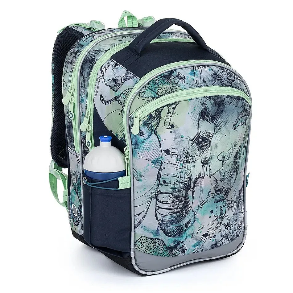 MOCHILA TOPGAL COCO 23016  B/KHAKI  UNISEX JUNIOR