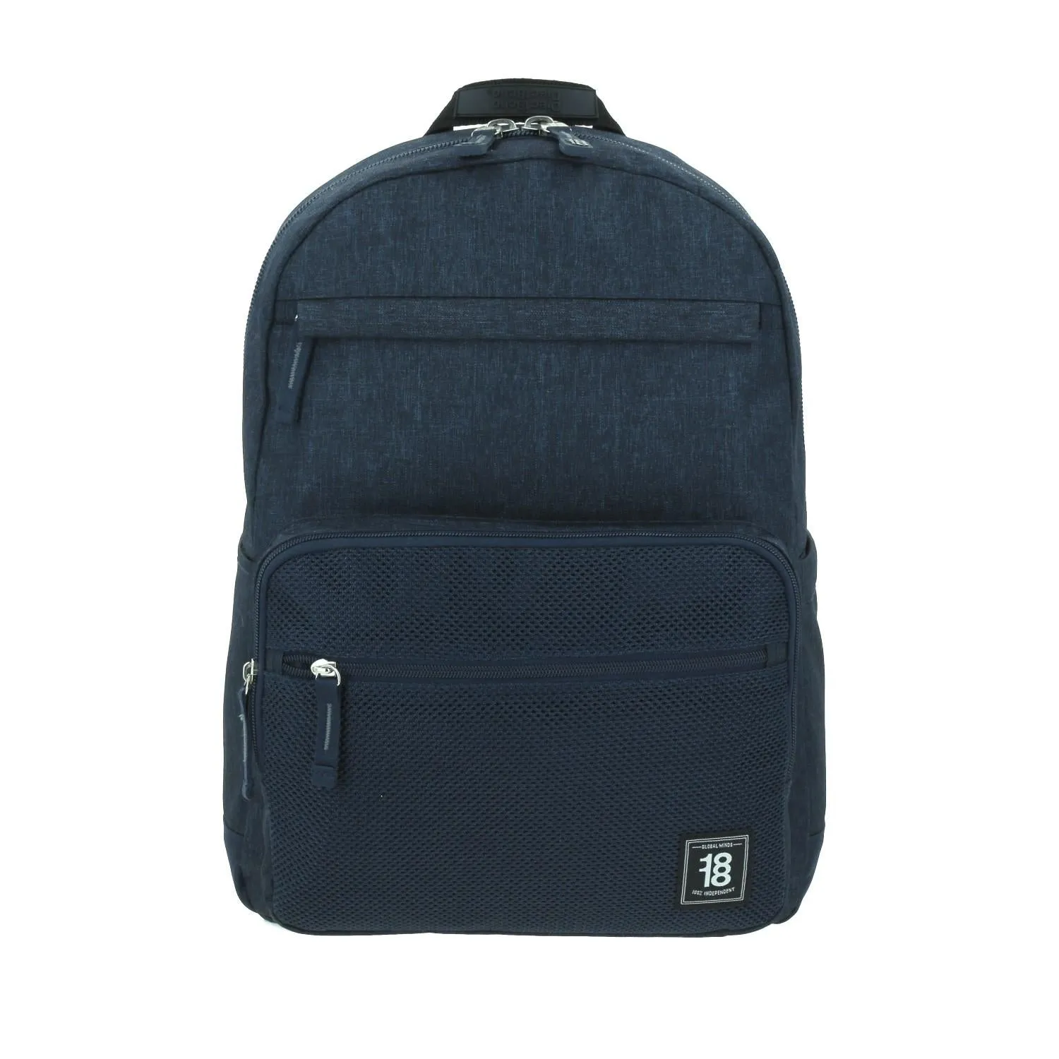 Mochila Unisex Grande 1818 Azul Nefresa Con Porta Laptop De Hasta 15 Pulgadas