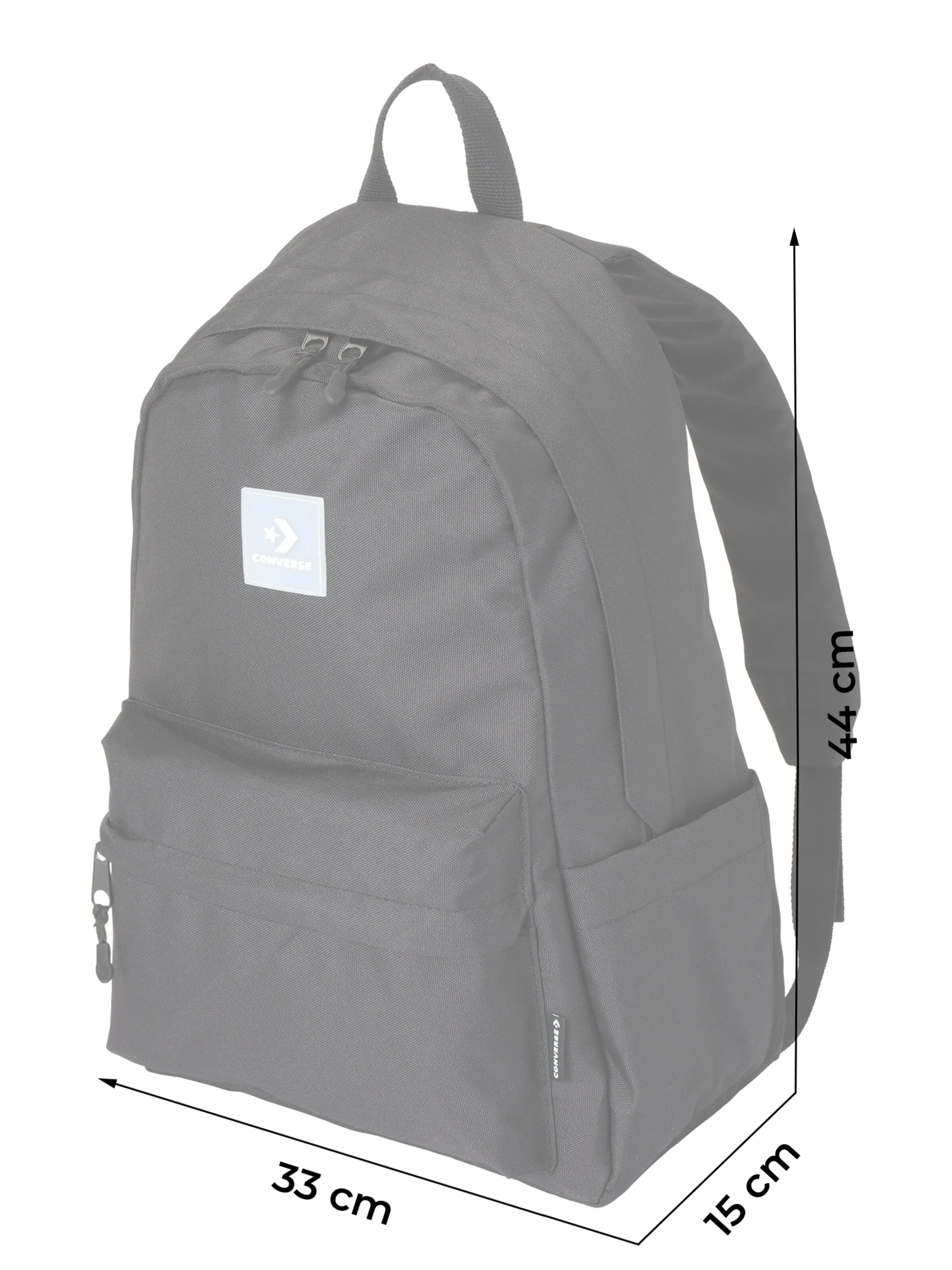 Mochila 'CAN STAR CHEVRON' CONVERSE en Negro