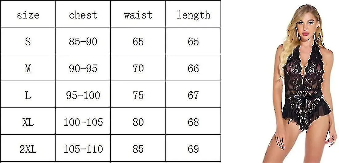 MUJER SEXY LENCERíA HALTER DEEP V CUELLO ENCAJE BODYSUIT HOLLOW MESH BABYDOLL SEETHROUGH CHARMING TEDDY LEOTARD BACKLESS TEMPTA