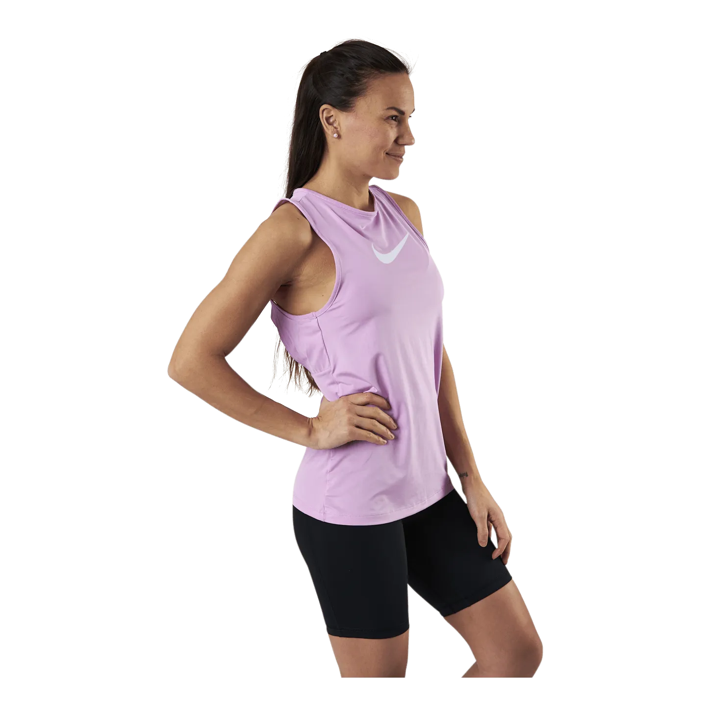 Nike Essential Swoosh Tank Pink/White