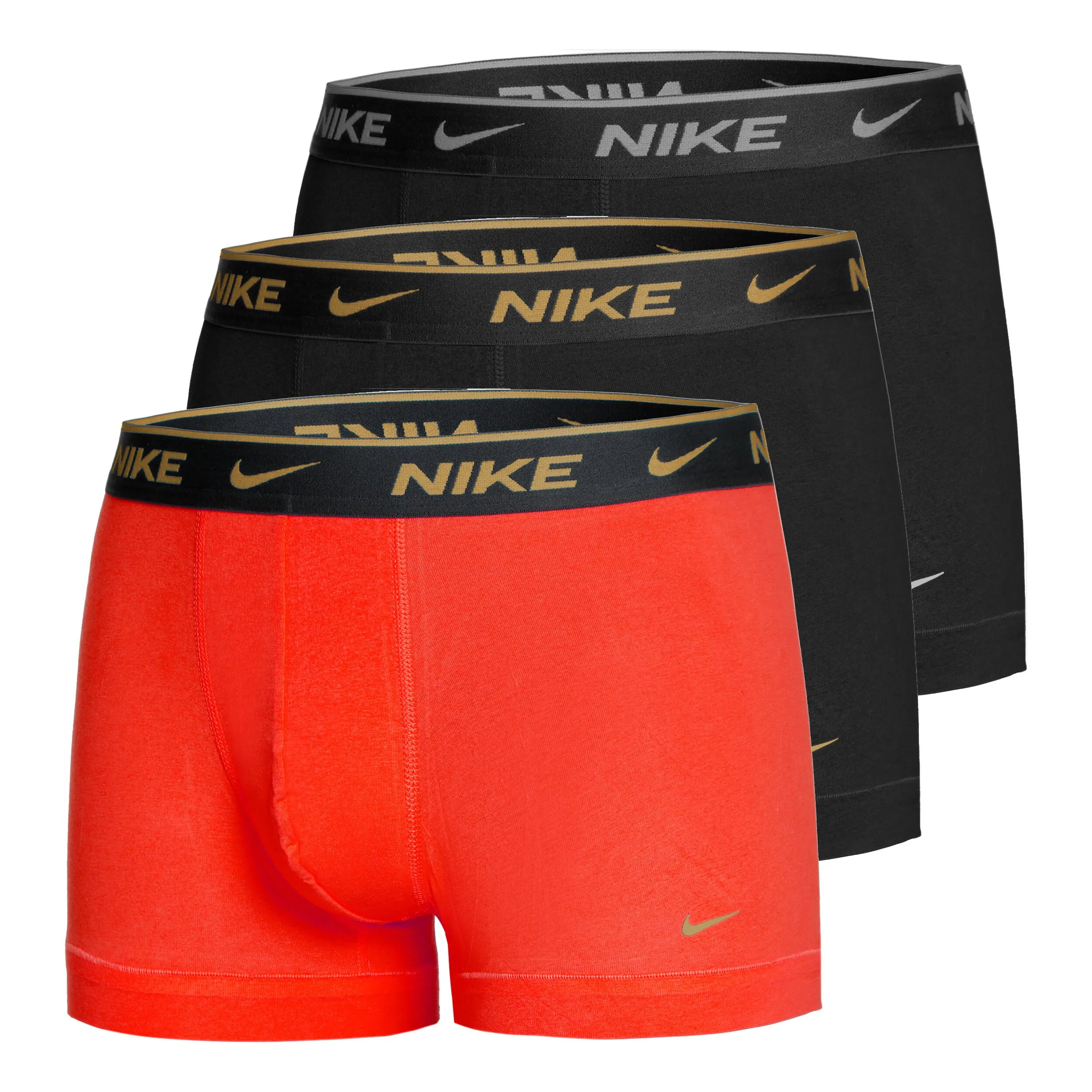Nike Everyday Cotton Stretch Trunk Calzoncillos Tipo Bóxer Pack De 3 Hombres