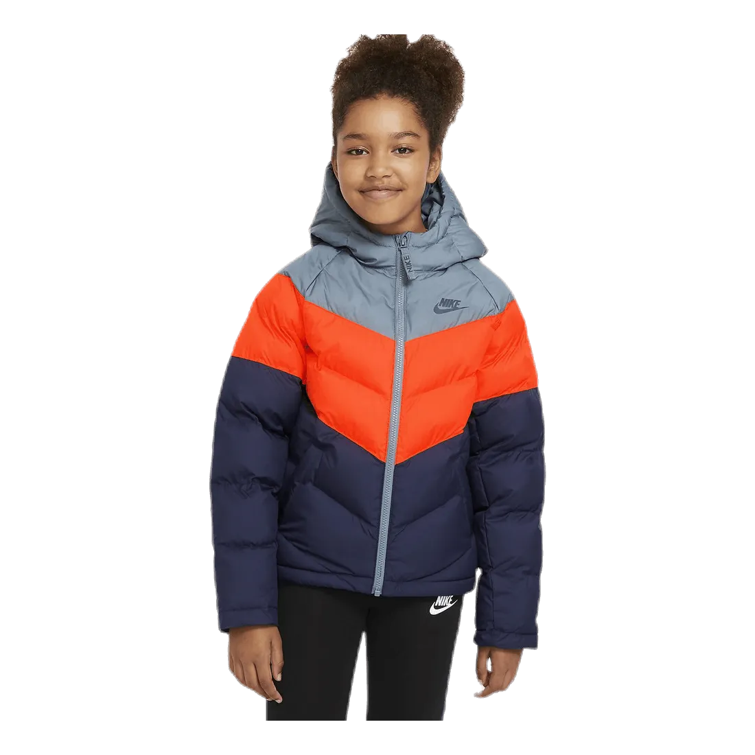 Nike Junior NSW Stadium Jacket Orange/Blue