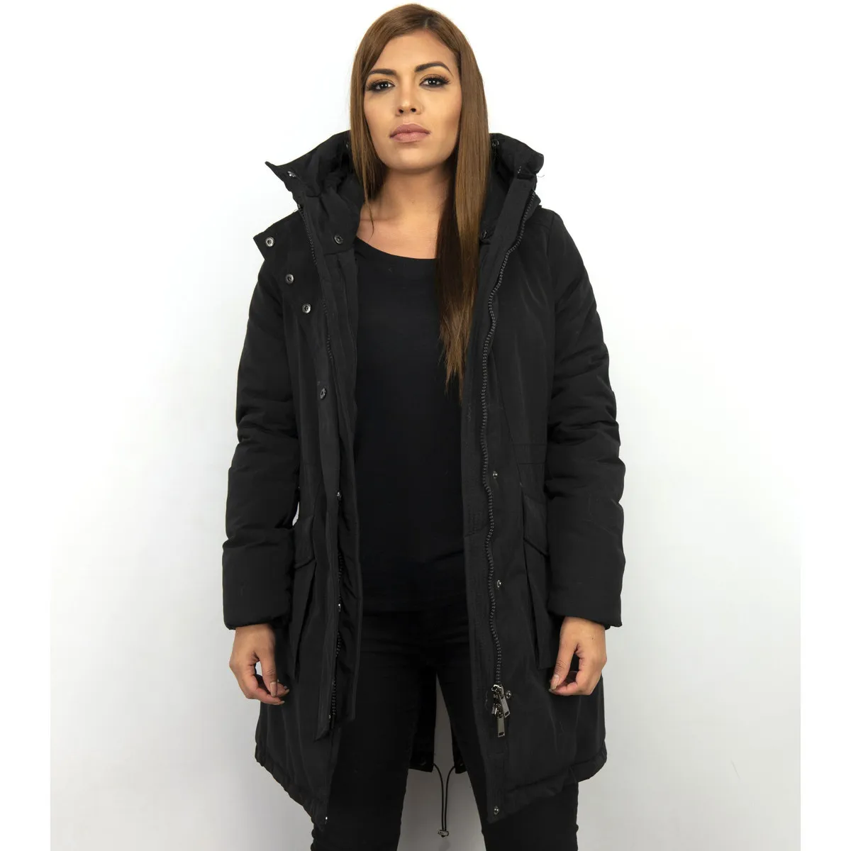 Parka Mujer Abrigos De Piel