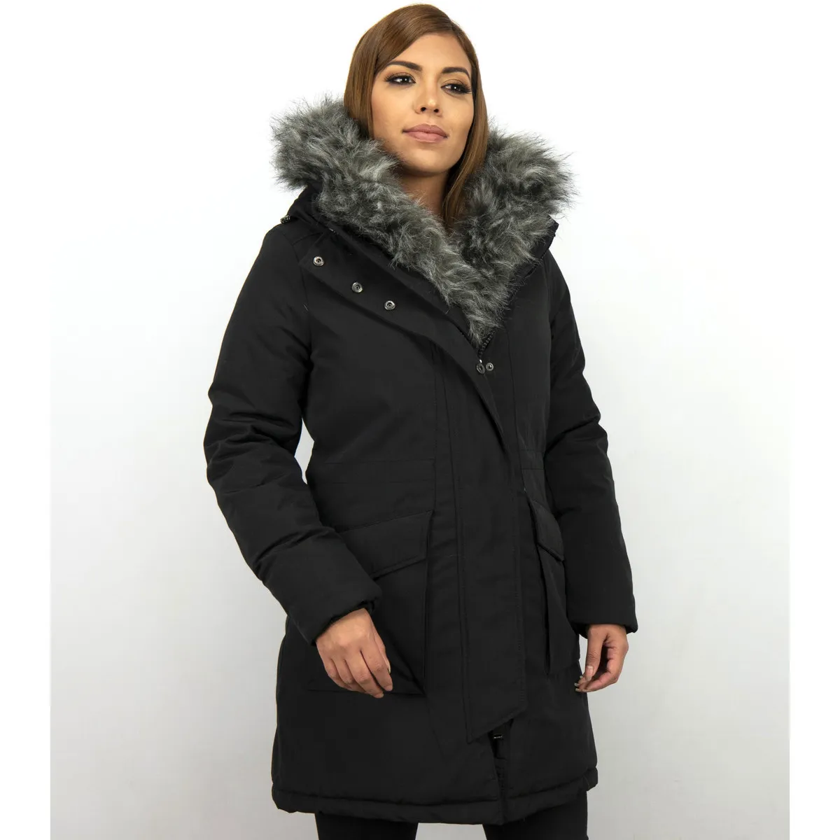 Parka Mujer Abrigos De Piel