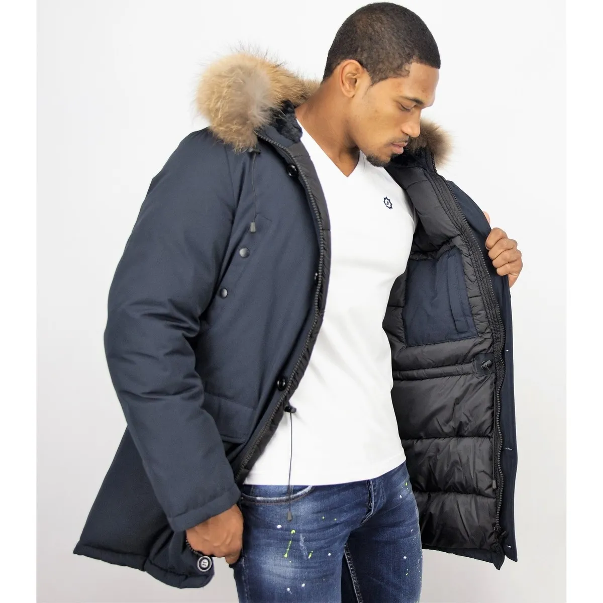 Parkas Hombre Abrigos De Invierno