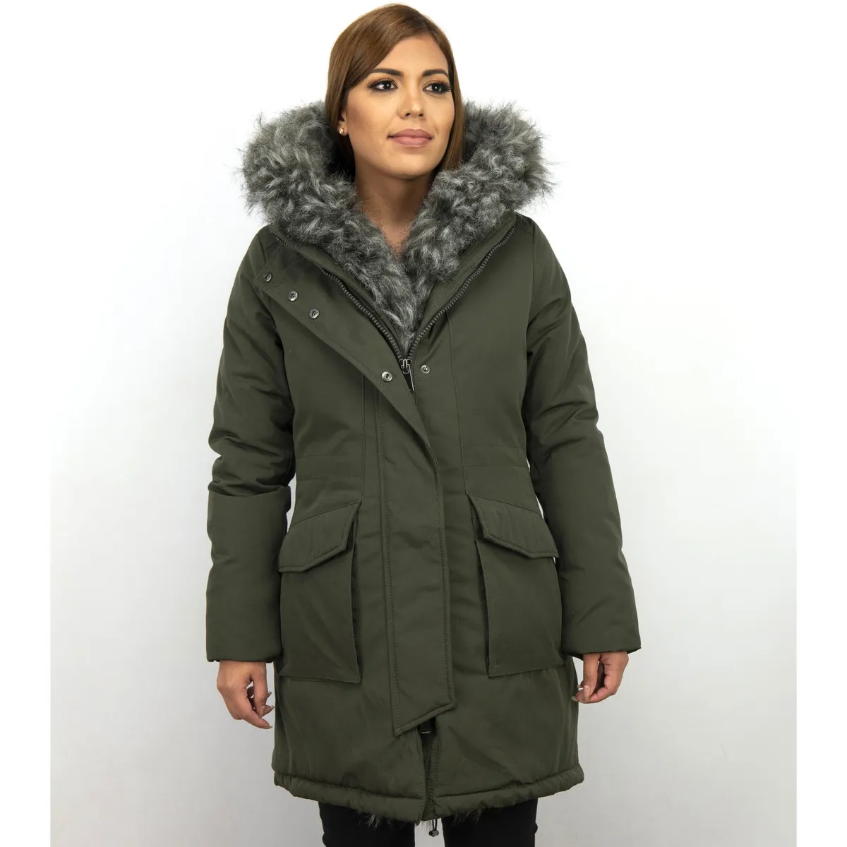 Parkas Mujer Abrigos De Piel