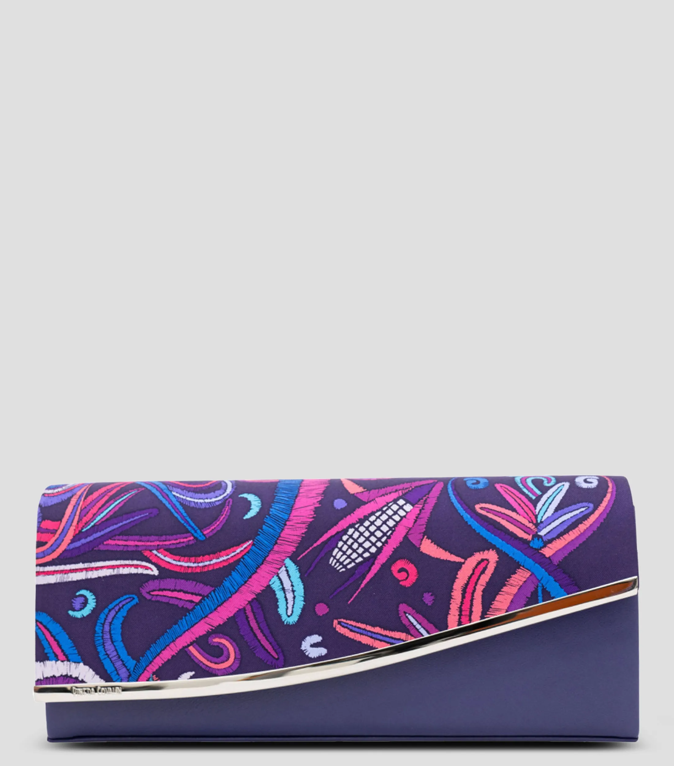 Pineda Covalin Bolso Clutch con estampado Quetzalcóatl Mujer