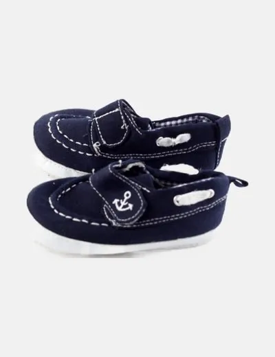 Primark Zapato azul detalles bordados