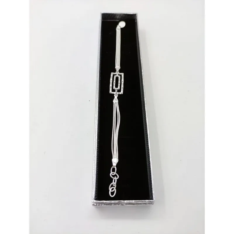 Pulseras bañadas en plata de ley 925 mix