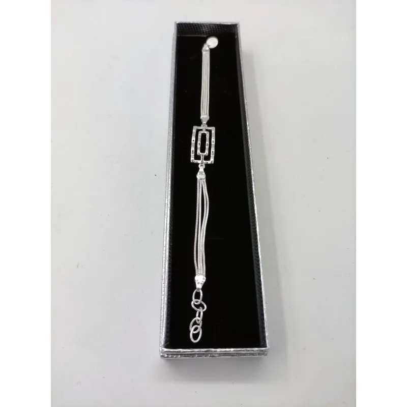 Pulseras bañadas en plata de ley 925 mix