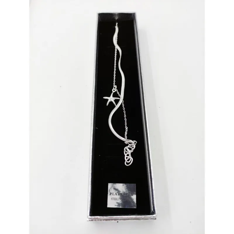 Pulseras bañadas en plata de ley 925 mix