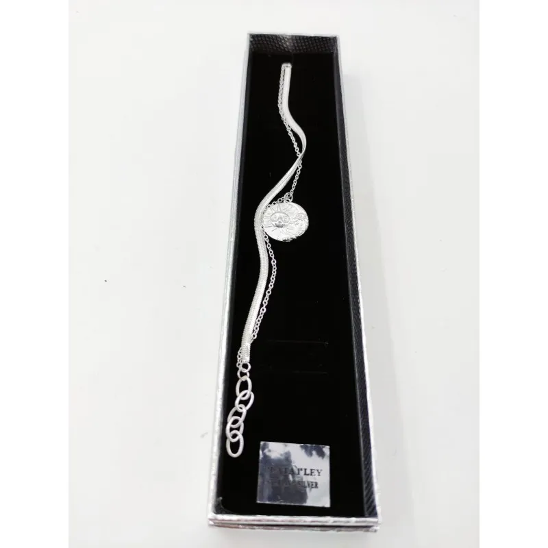 Pulseras bañadas en plata de ley 925 mix