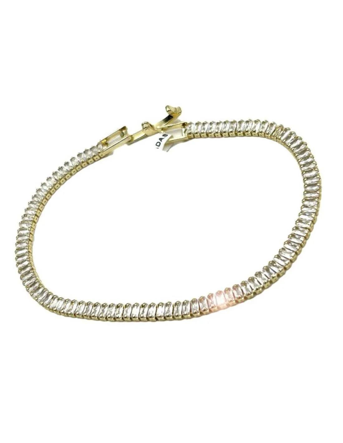 PULSERAS DORADAS DE FIESTA CON CIRCONITAS PARA BODAS