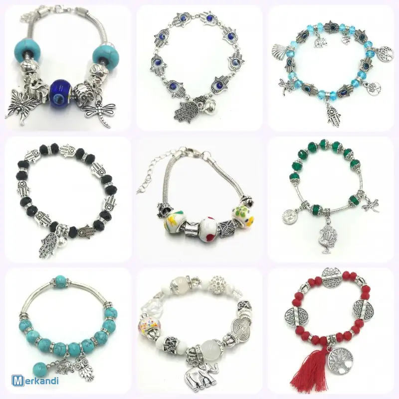 Pulseras estilo pandora de acero al por mayor