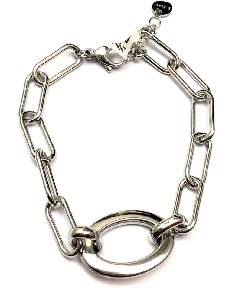 PULSERAS MUJER DE CADENA EN ACERO, BONITOS DISEÑOS