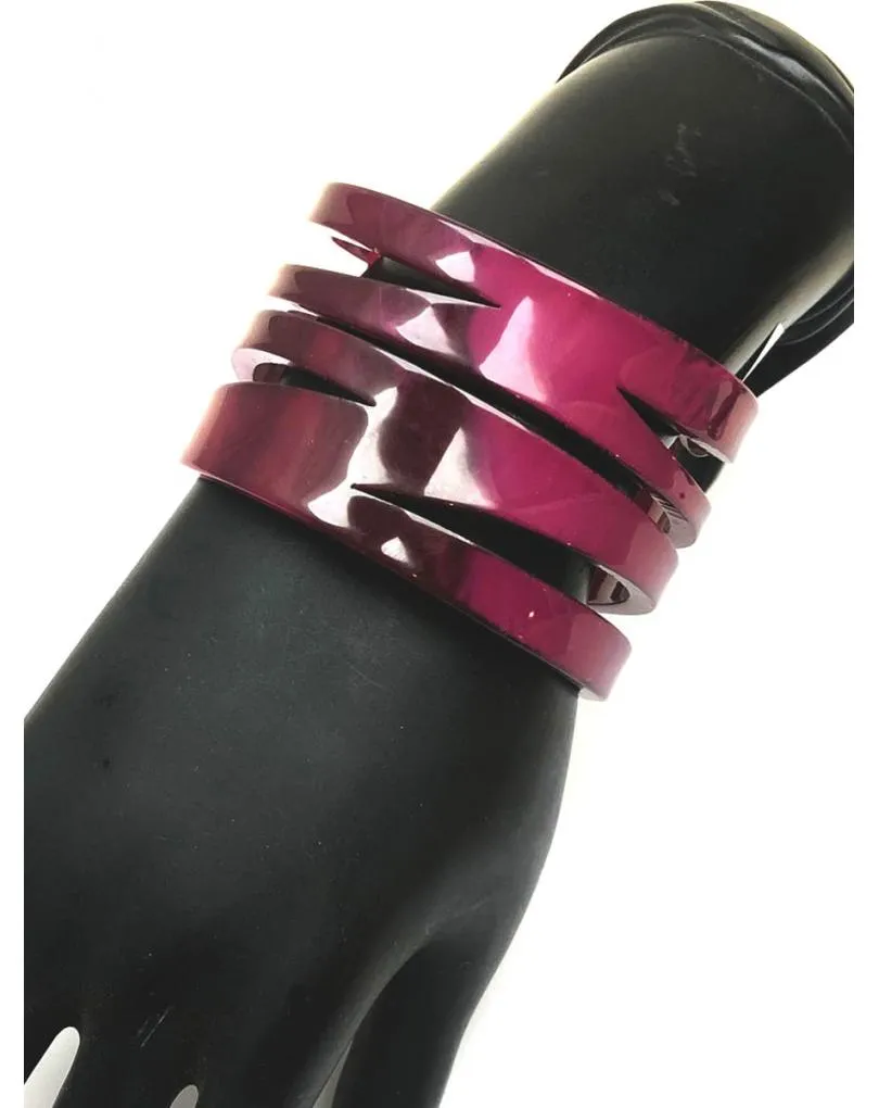 PULSERAS VINO BURDEOS GRANDES Y BONITAS PARA BODAS