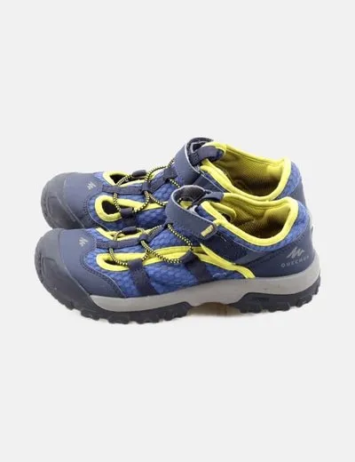 Quechua Zapato azul detalle velcro