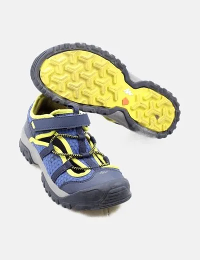 Quechua Zapato azul detalle velcro