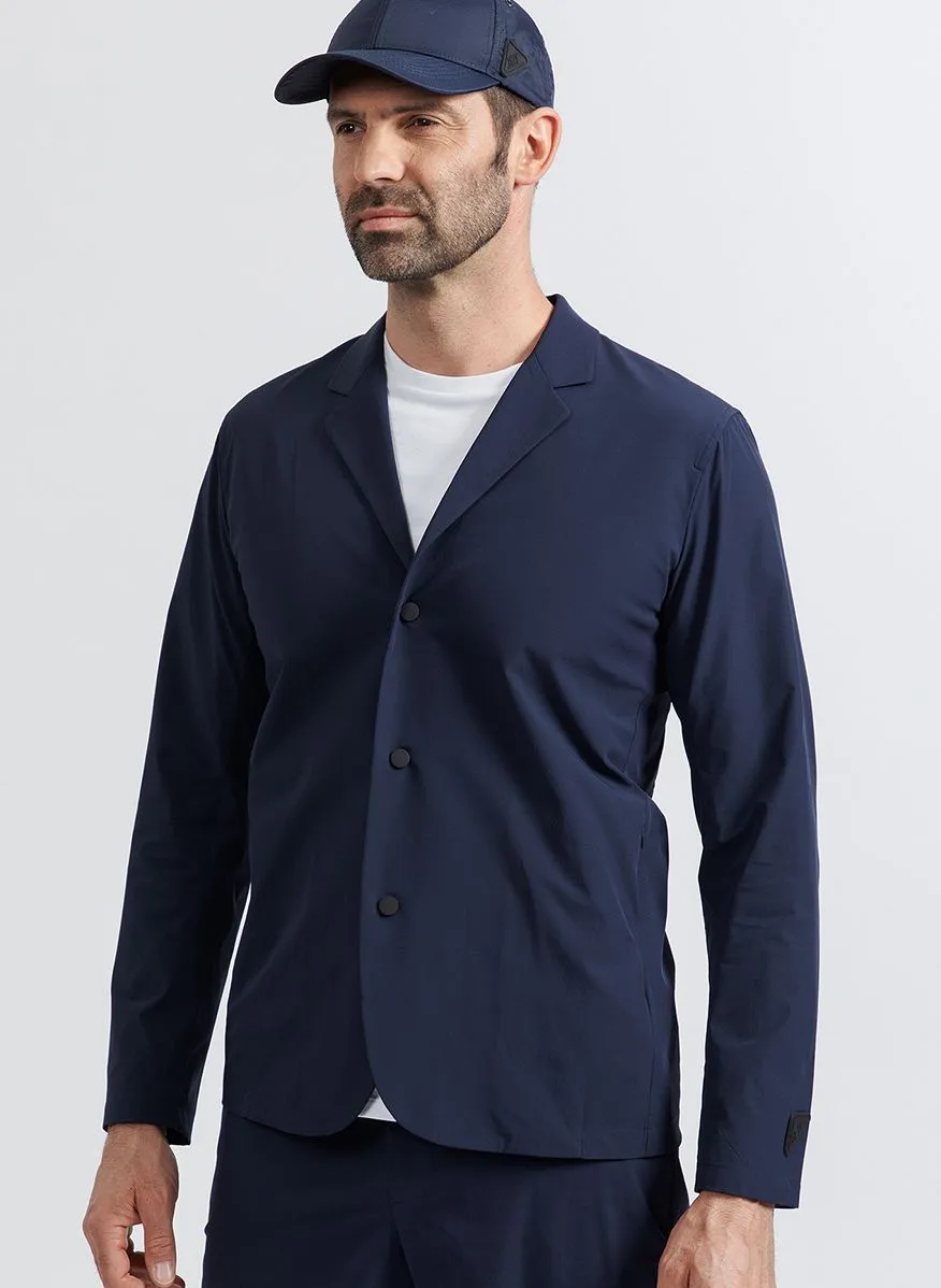 ROAD  CHAQUETA CON CUELLO SASTRE EN AZUL